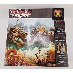 RISK Godstorm Board Game 100% Complete Avalon Hill 2004 Wizards Of The Coast
